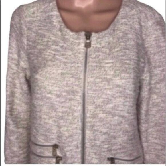 LOU & grey zip up cardigan sweater jacket size medium - Picture 5 of 8